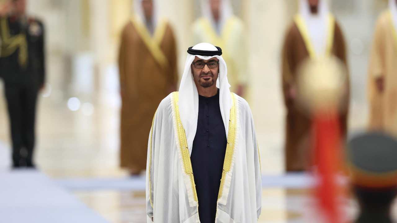Il presidente degli Emirati Arabi Uniti Mohammed bin Zayed Al Nahyan