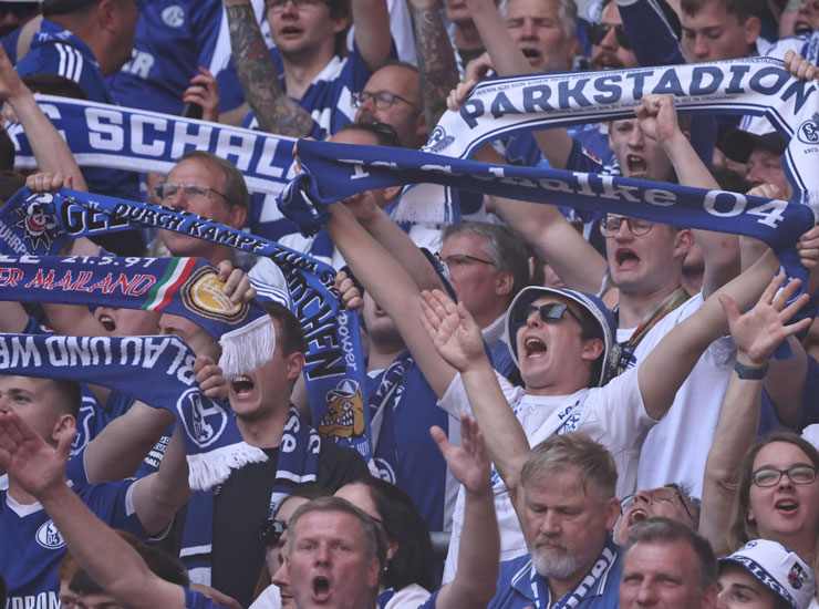 Tifosi Schalke 04 - Foto Ansa - Ilgiornaledellosport.net