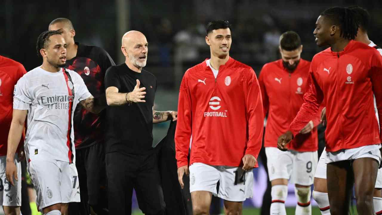 Stefano Pioli ringrazia i suoi giocatori - Lapresse - Ilgiornaledellosport.net