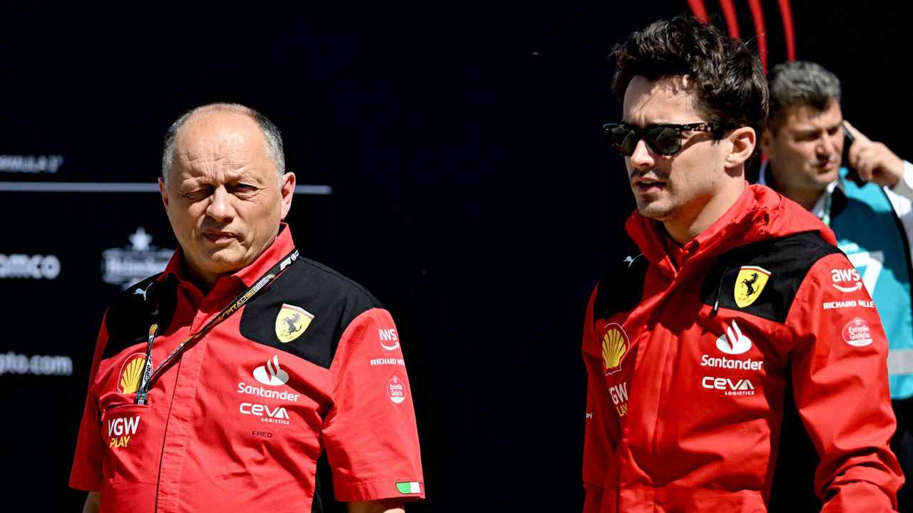 Frederic Vasseur Charles Leclerc - Foto Ansa - Ilgiornaledellosport.net