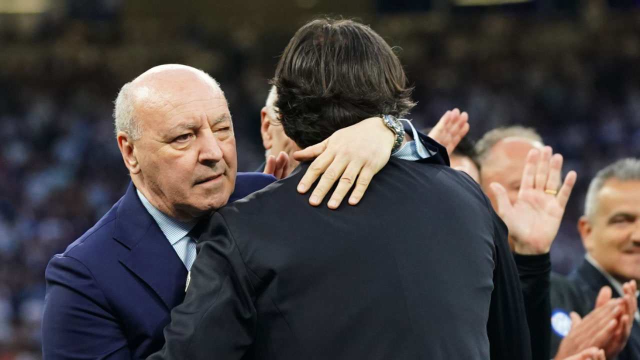 Beppe Marotta Simone Inzaghi - Foto Lapresse - Ilgiornaledellosport.net