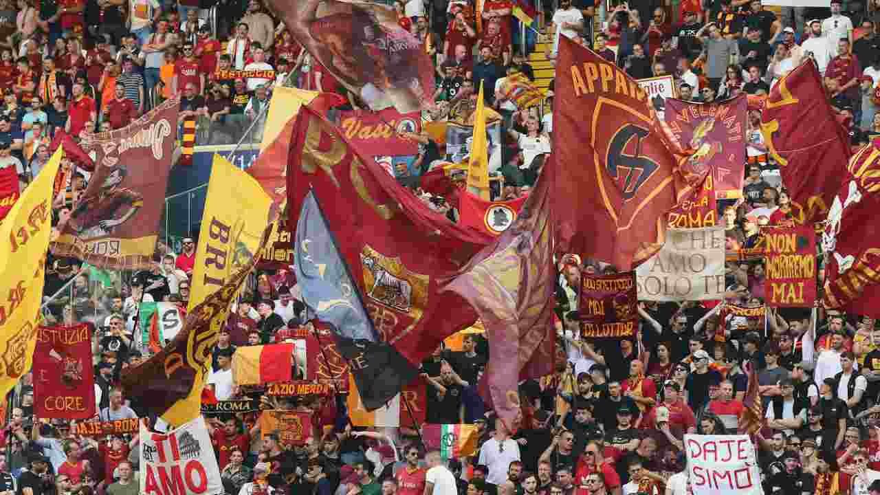 Roma Curva Sud - Foto Lapresse - Ilgiornaledellosport.net