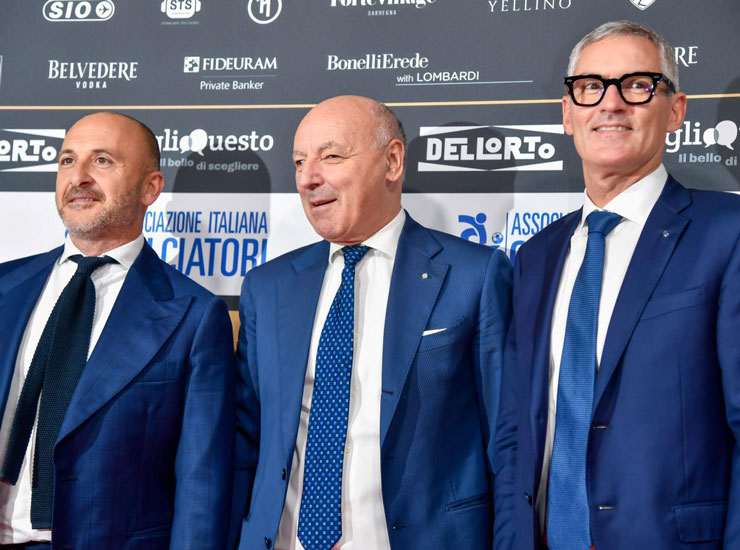 Ausilio, Marotta, Antonello - Foto Lapresse - Ilgiornaledellosport.net