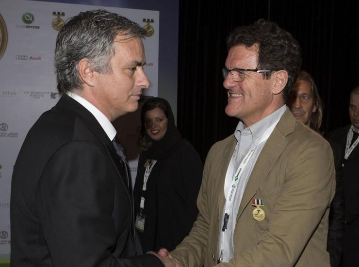 José Mourinho Fabio Capello - Foto Lapresse - Ilgiornaledellosport.net