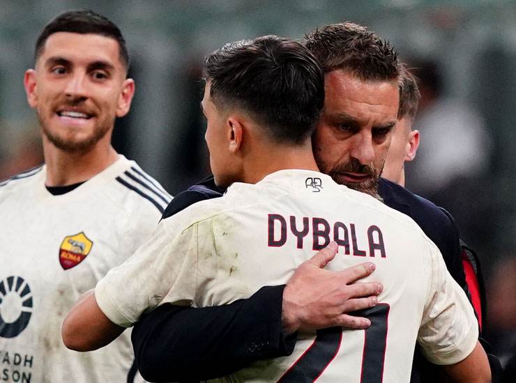 Paulo Dybala Daniele De Rossi - Foto Lapresse - Ilgiornaledellosport.net