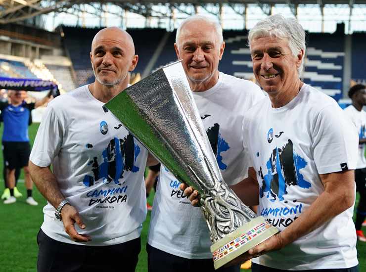 Luca e Antonio Percassi, Gian Piero Gasperini - Foto Lapresse - Ilgiornaledellosport.net