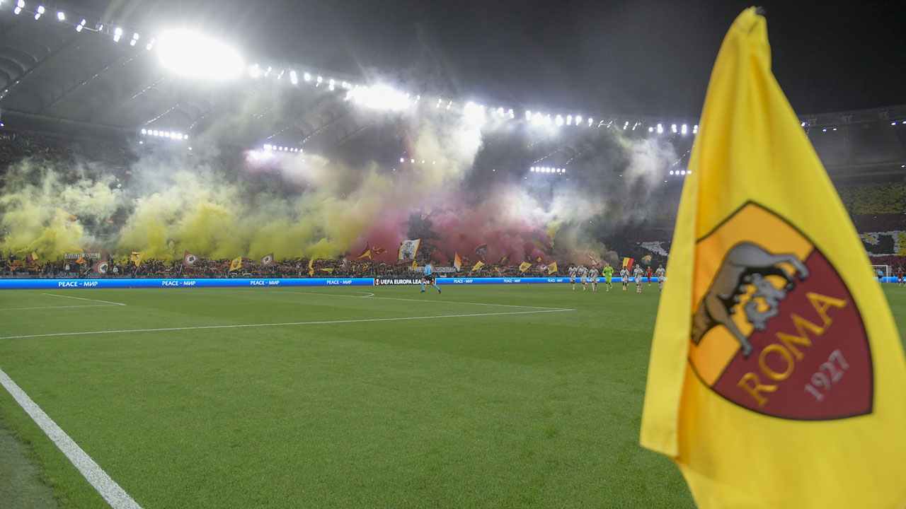 Tifosi Roma - Foto Lapresse - Ilgiornaledellosport.net