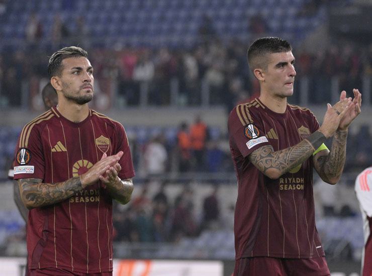 Leandro Paredes Gianluca Mancini - Foto Lapresse - Ilgiornaledellosport.net