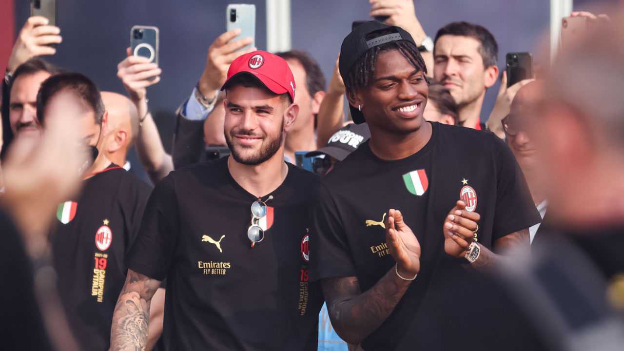 Theo Hernandez Rafa Leao - Foto Lapresse - Ilgiornaledellosport.net