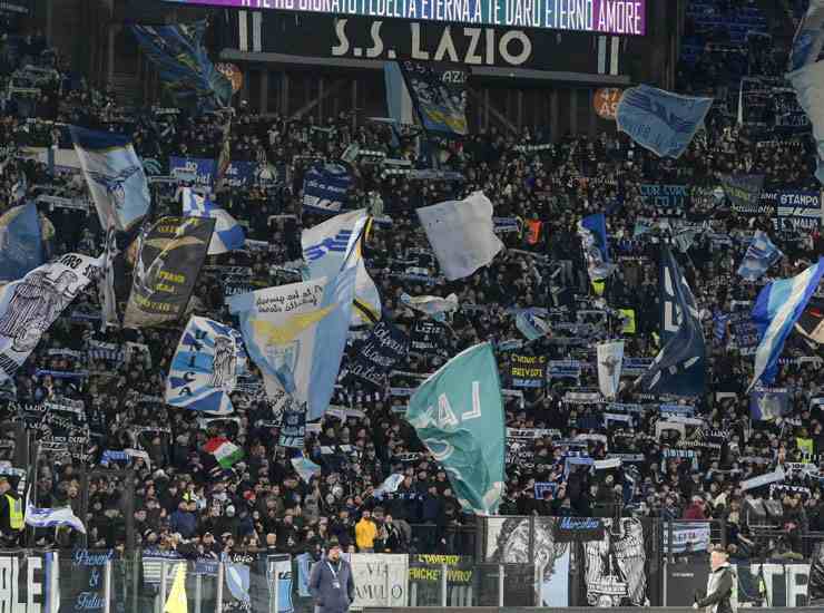 Tifosi Lazio - Foto Lapresse - Ilgiornaledellosport.net