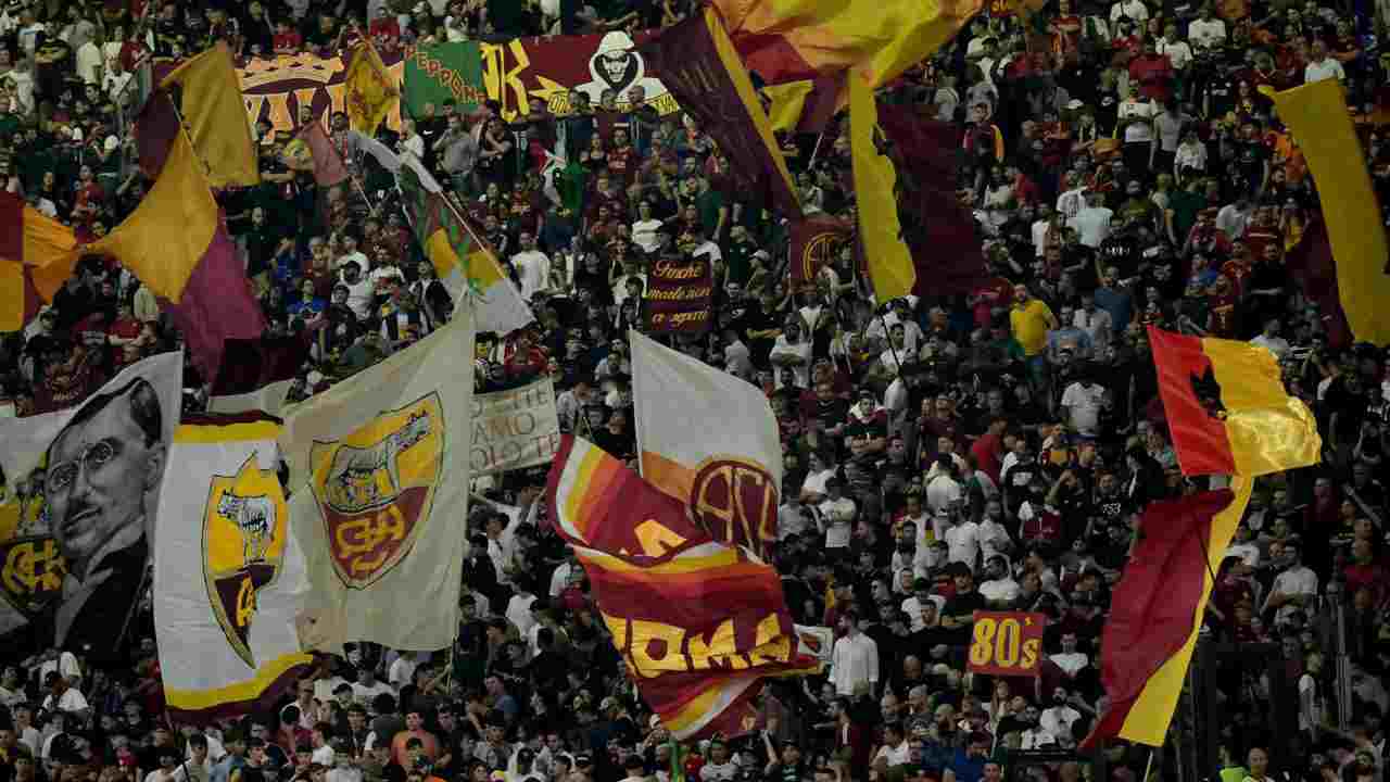 Tifosi Roma - Foto Lapresse - Ilgiornaledellosport.net