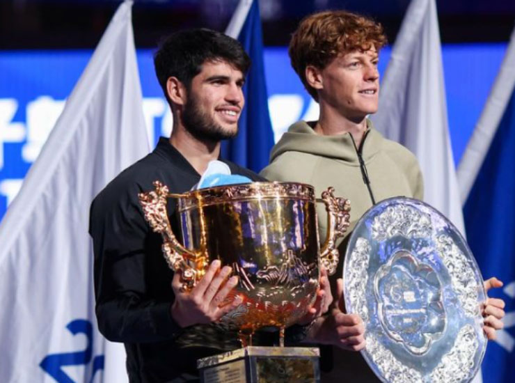 Carlos Alcaraz Jannik Sinner - Instagram atptour e chinaopen - Ilgiornaledellosport.net