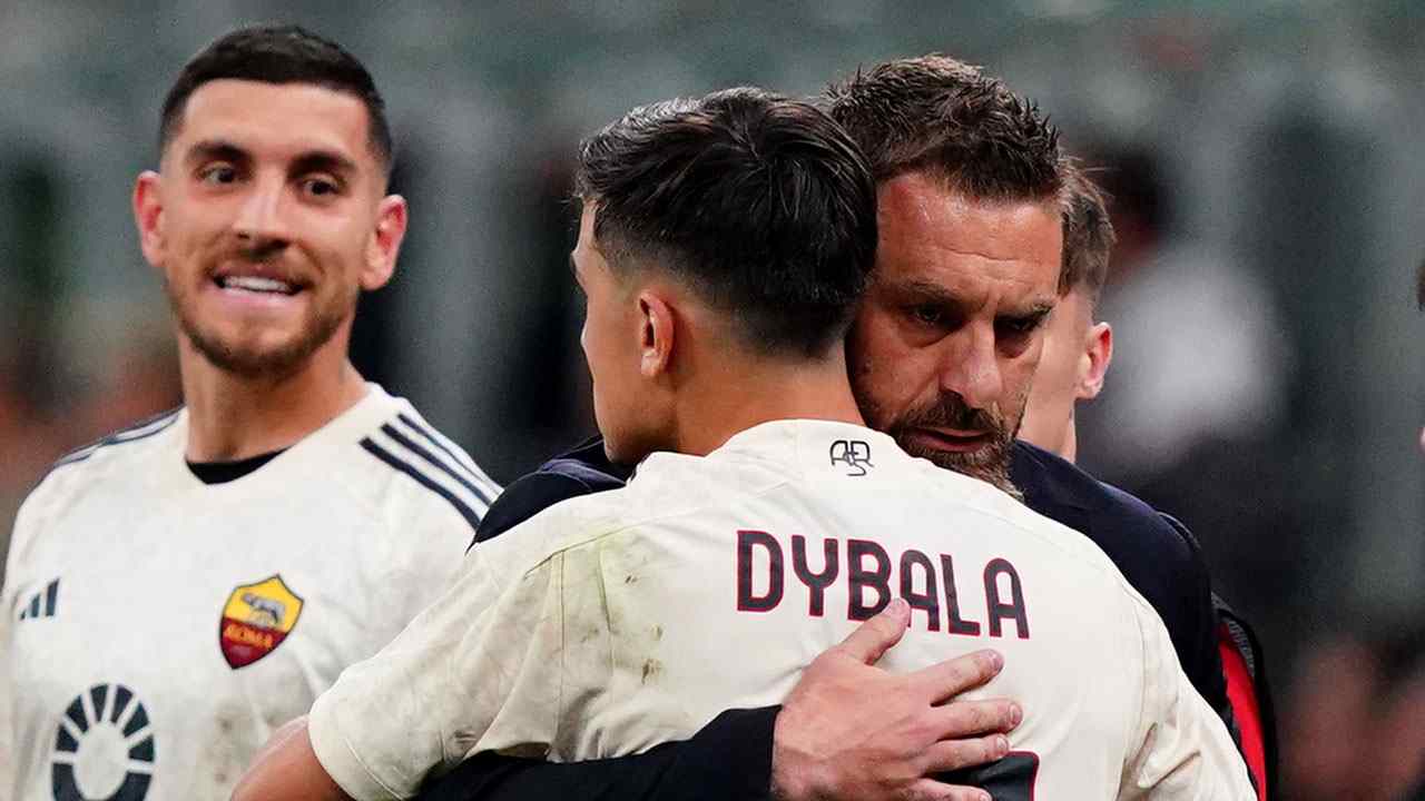 Daniele De Rossi Paulo Dybala - Foto Lapresse - Ilgiornaledellosport.net