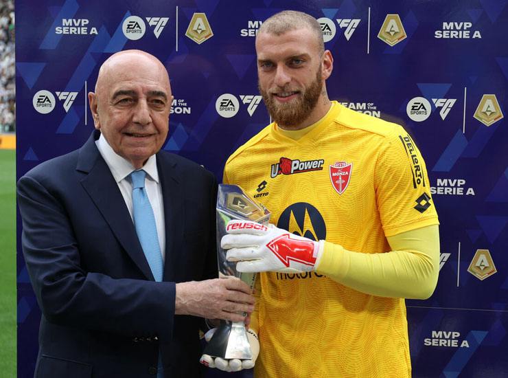 Adriano Galliani, Michele Di Gregorio - Foto Lapresse - Ilgiornaledellosport.net