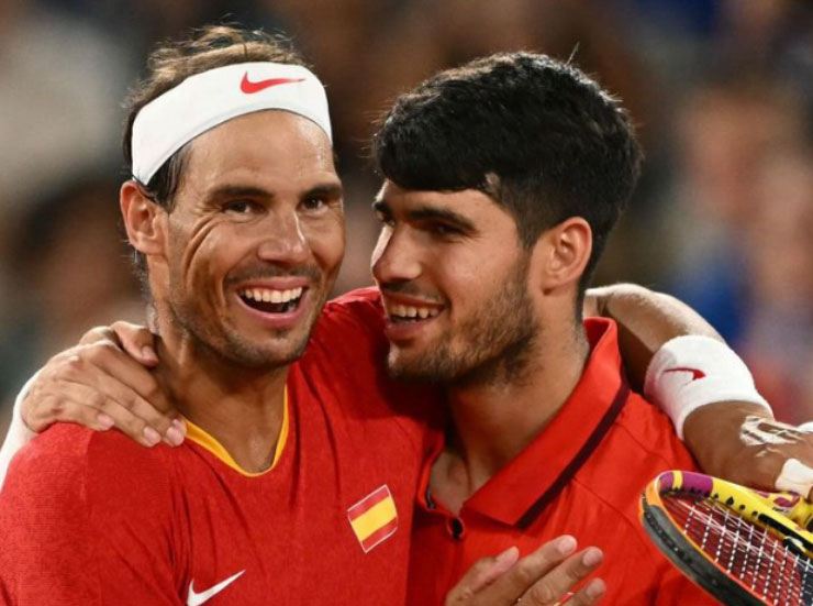 Rafa Nadal, Carlos Alcaraz - Instagram carlitosalcarazz - Ilgiornaledellosport.net