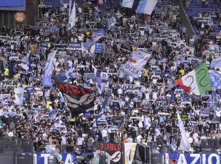 Tifosi Lazio - Foto Lapresse - Ilgiornaledellosport.net