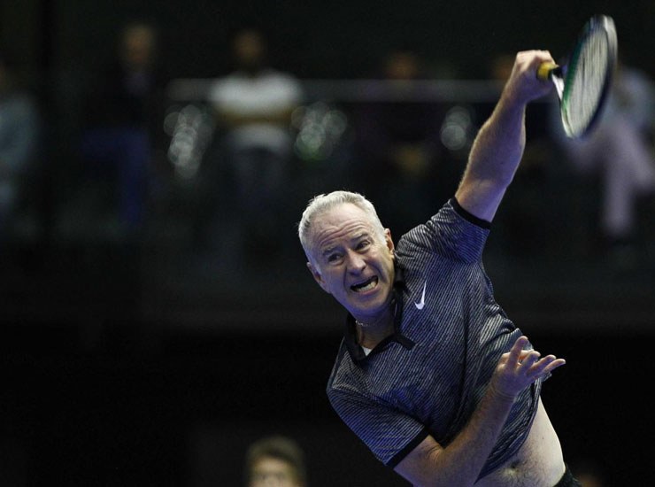 John McEnroe - Foto Lapresse - Ilgiornaledellosport.net