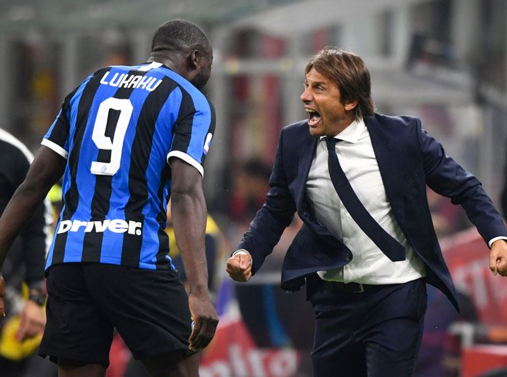 Lukaku-Conte Inter - Foto Lapresse - Ilgiornaledellosport.net