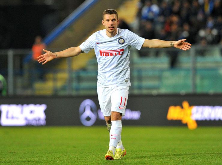 Lukas Podolski - Foto Lapresse - Ilgiornaledellosport.net