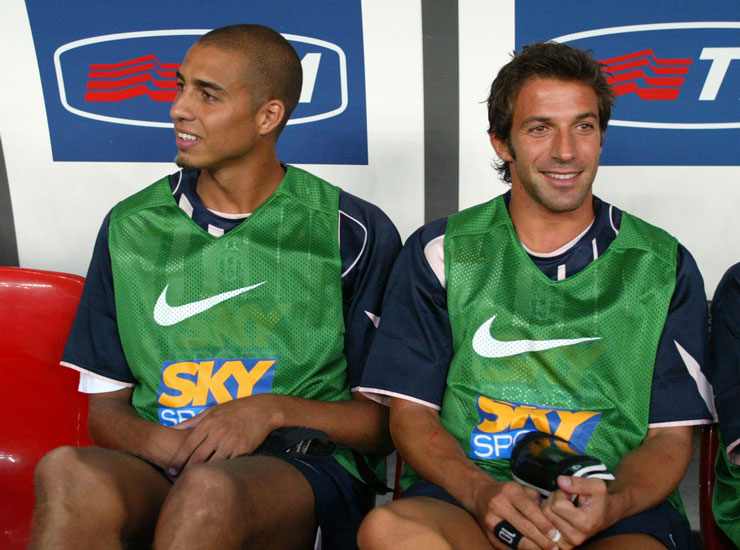 David Trezeguet e Alessandro Del Piero - Foto Lapresse - Ilgiornaledellosport.net