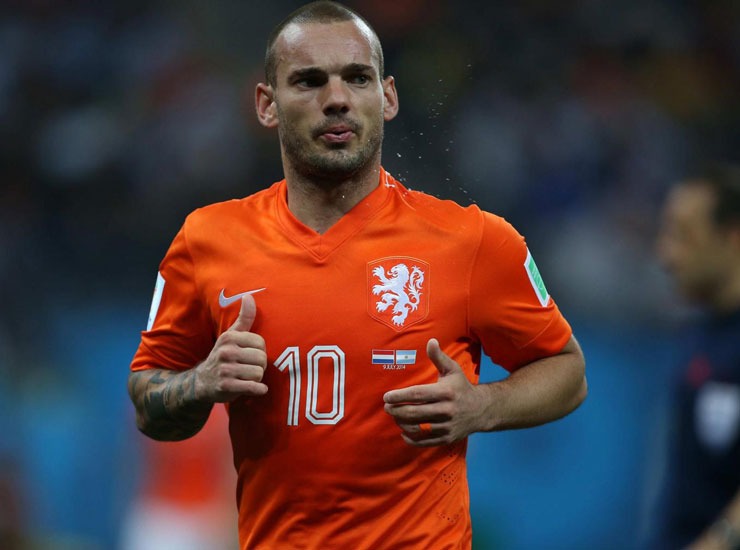 Wesley Sneijder - Foto Lapresse - Ilgiornaledellosport.net