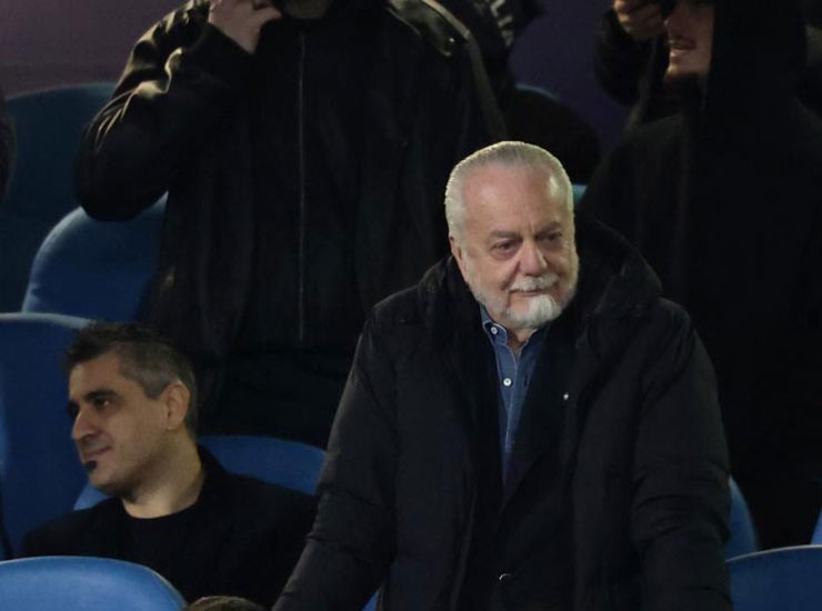 Il presidente del Napoli Aurelio De Laurentiis - Foto Lapresse - Ilgiornaledellosport.net