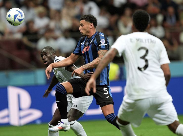 Ben Godfrey durante la Supercoppa Europea Real Madrid-Atalanta - Foto Lapresse - Ilgiornaledellosport.net