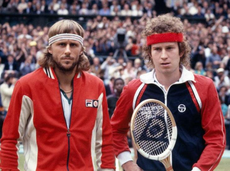 Bjorn Borg e John McEnroe - Fonte X - Ilgiornaledellosport.net