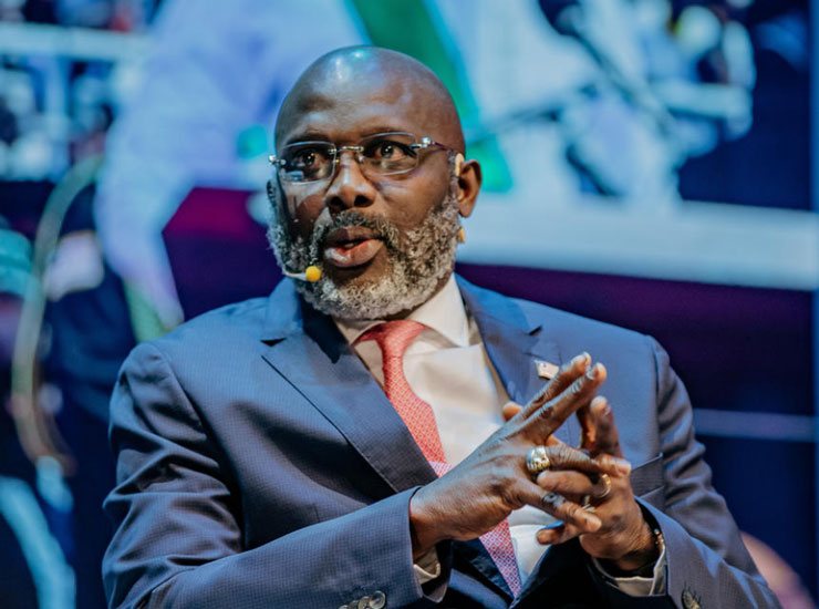 George Weah nei panni di presidente della Liberia - Fonte X - Ilgiornaledellosport.net