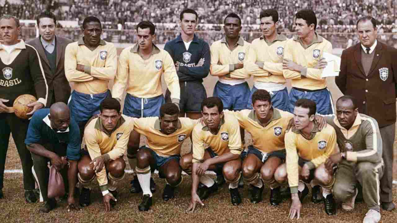 Una foto del Brasile campione del mondo nel 1962 - Fonte X - Ilgiornaledellosport.net