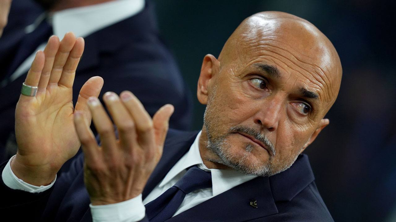 Il ct dell'Italia Luciano Spalletti - Foto Lapresse - Ilgiornaledellosport.net