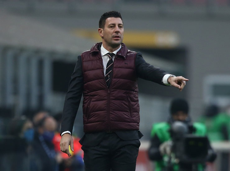 L'allenatore del Milan Futuro Daniele Bonera - Foto Lapresse - Ilgiornaledellosport.net