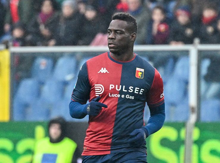 Mario Balotelli al Genoa - Foto Lapresse - Ilgiornaledellosport.net