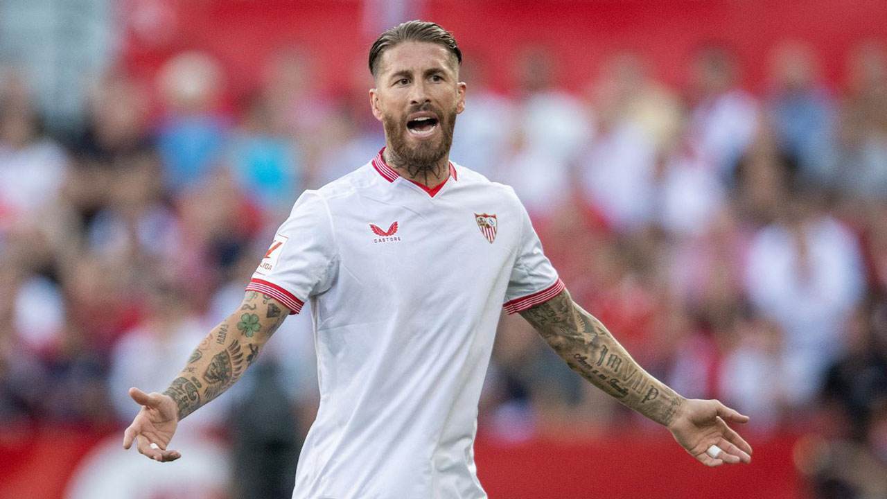 Sergio Ramos con la maglia del Siviglia - Foto Lapresse - Ilgiornaledellosport.net