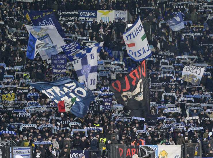 Tifosi Lazio - Foto Lapresse - Ilgiornaledellosport.net