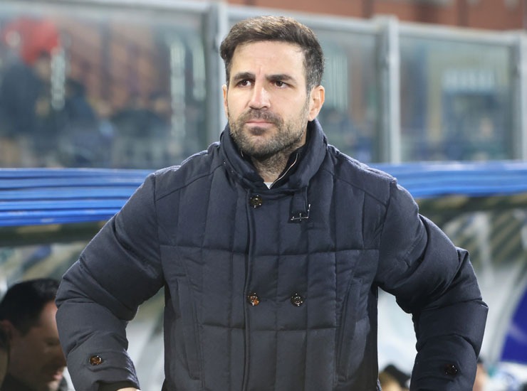 L'allenatore del Como Cesc Fabregas - Foto Lapresse - Ilgiornaledellosport.net