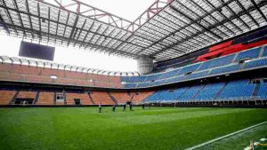 Lo stadio San Siro a Milano