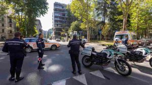 Un incidente stradale - Ansafoto - Ilgiornaledellosport.net