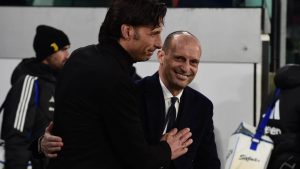 Massimiliano Allegri e Gabriele Cioffi - ANSA - Ilgiornaledellosport.net