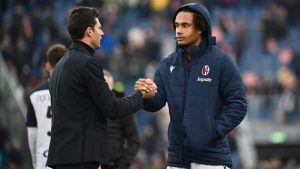 Thiago Motta e Joshua Zirkzee - Lapresse - Ilgiornaledellosport.net