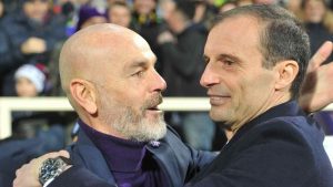 Stefano Pioli Max Allegri - Foto Lapresse - Ilgiornaledellosport.net