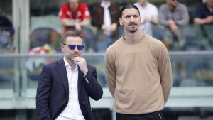 Giorgio Furlani Zlatan Ibrahimovic - Foto Ansa - Ilgiornaledellosport.net