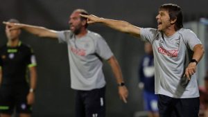 Antonio Conte Cristian Stellini - Foto Lapresse - Ilgiornaledellosport.net