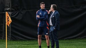 Thiago Motta e Cristiano Giuntoli - Foto Lapresse - Ilgiornaledellosport.net