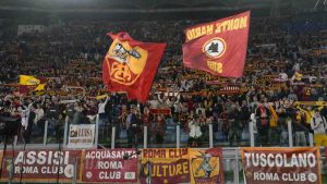 Tifosi Roma - Foto Lapresse - Ilgiornaledellosport.net