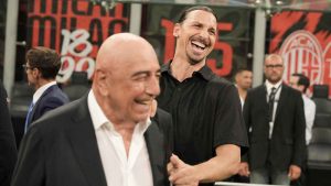 Adriano Galliani e Zlatan Ibrahimovic - Foto Lapresse - Ilgiornaledellosport.net