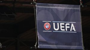 Bandiera Uefa - Foto Lapresse - Ilgiornaledellosport.net