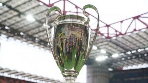 Il trofeo della Champions League - Foto Lapresse - Ilgiornaledellosport.net